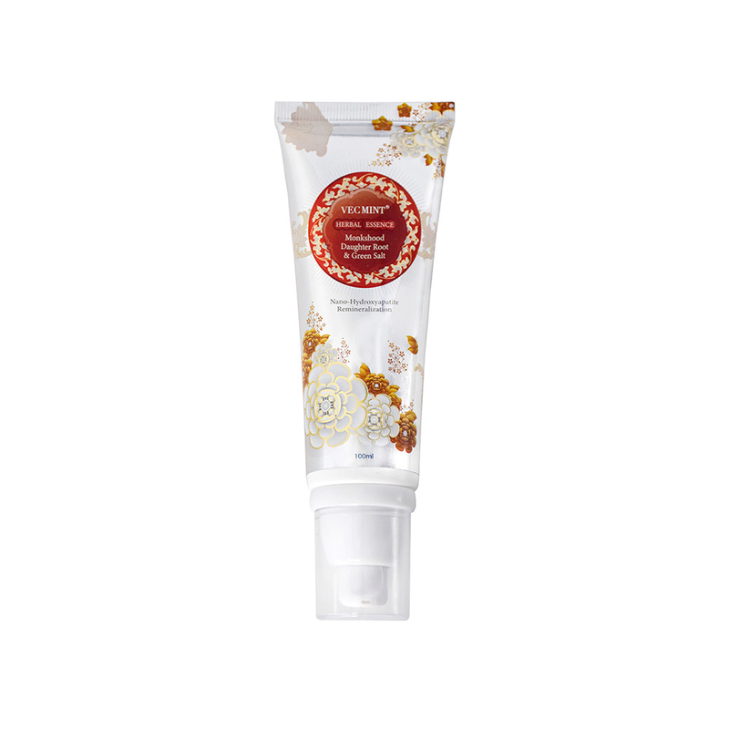 VECMINT HERBAL ESSENCE ন্যানো-হাইড্রক্সাইপ্যাটিল রিমিনেরালাইজেশন টুথপেস্ট 100 গ্রাম স্বাস্থ্যকর দাঁতের জন্য গরম বিক্রয় কারখানার সরাসরি ডেলিভারি