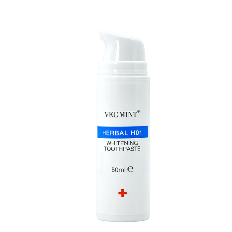 VECMINT Herbal H01 Whitening Toothpaste 50ml Herbal Formula for Teeth Whitening Intelligent Herbal Extract স্মার্ট সৌন্দর্য পুনর্নবীকরণ