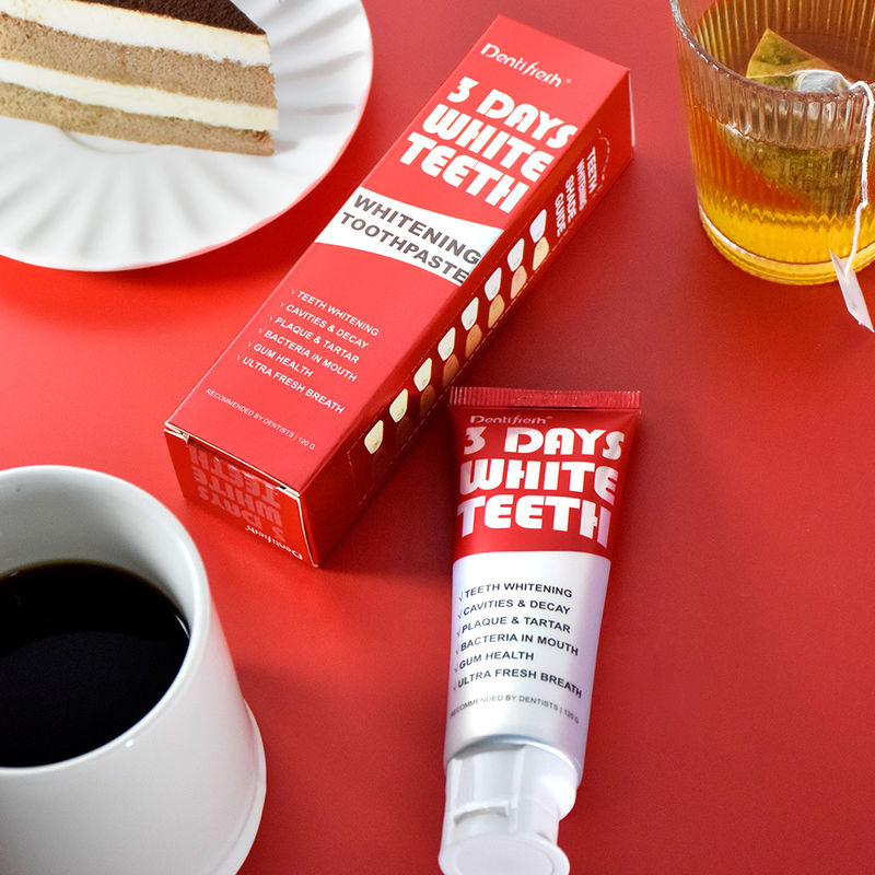 ৩ দিনের উন্নত দাঁত সাদা করার টুথপেস্ট সোডিয়াম ফাইটেট উজ্জ্বল হাসির জন্য