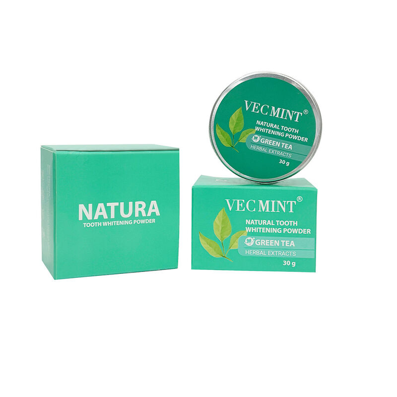 NATURA VECMINT প্রাকৃতিক দাঁত সাদা করার পাউডার - গ্রিন টি হার্বাল এক্সট্র্যাক্ট ওয়াল কেয়ার হাইলাইটিং পাউডার (30 গ্রাম)