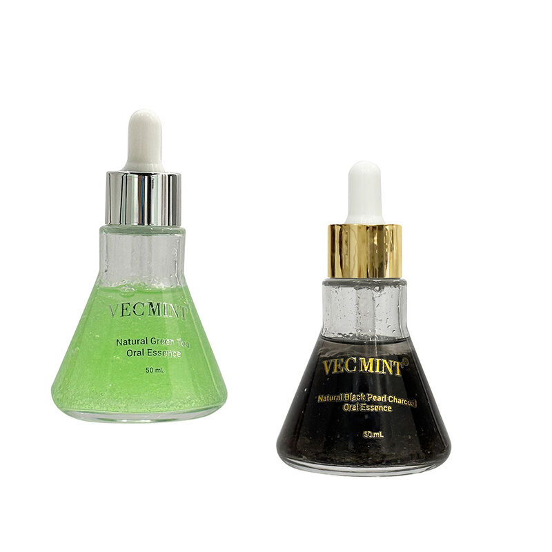 VECMINT প্রাকৃতিক সবুজ চা হার্বাল ওরাল এসেন্স - ওয়াল কেয়ার কনসেন্ট্রেট সিরাম দৈনিক মৌখিক স্বাস্থ্যবিধি জন্য 50ml পাইকারি