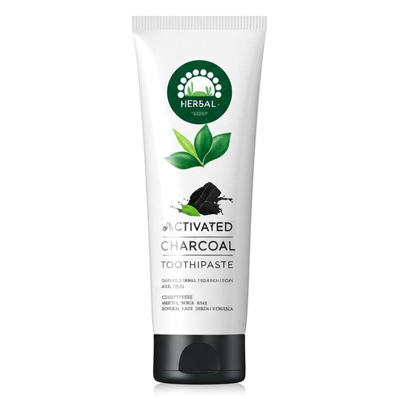 প্রাপ্তবয়স্ক এবং কিশোরদের জন্য উপযুক্ত হার্বাল অ্যাক্টিভেটেড চারকোল টুথপেস্ট, নিষ্ঠুরতাহীন, মৃদু সাদা করা এবং মাড়ির যত্ন, ভেষজ সূত্র